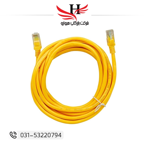 کابل شبکه XP CDT UTP CAT6 طول 3 متر مناسب اتصال مودم، روتر و تجهیزات شبکه با انتقال پایدار دیتای پرسرعت